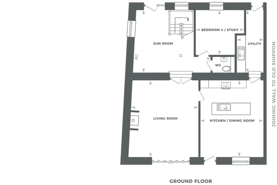 Floor plan of Byre House