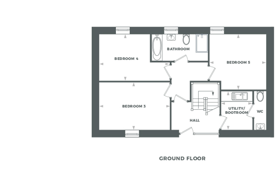 Floor plan for The Nest at Daffodil Homes
