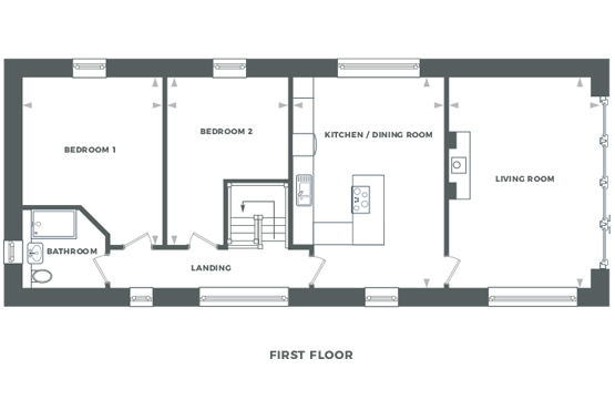 Floor plan for The Nest at Daffodil Homes